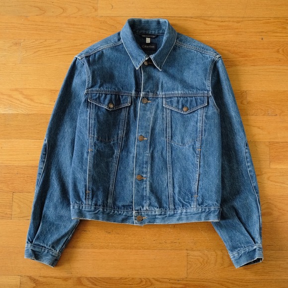 Calvin Klein Other - Vintage 90s Calvin Klein Denim Trucker Jacket Blue Size L Vintage 90s Minimal